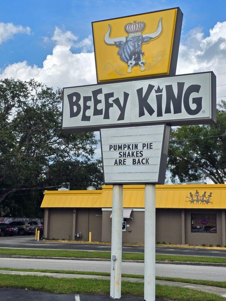 Forget the PSL, Beefy King’s Pumpkin Pie Shakes Are Back — Bungalower Orlando