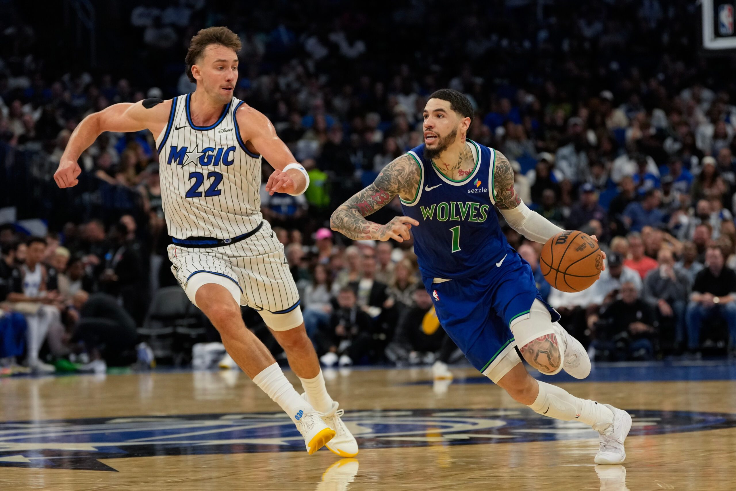 Despite low output from Anthony Edwards, Timberwolves dominate glass and roll Magic 115-93 — KSTP 5