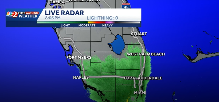 Busy radar with clear skies in Florida? What's happening? — WESH 2 Orlando, Clermont Community news
