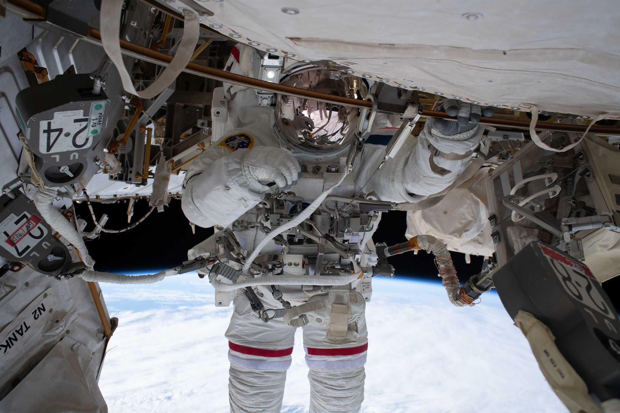 NASA astronauts conduct 100th US spacewalk outside International Space Station  — WESH 2 Orlando