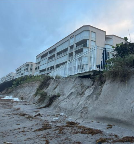 Before and after photos show beach erosion impacts in Brevard County — Clermont Community news