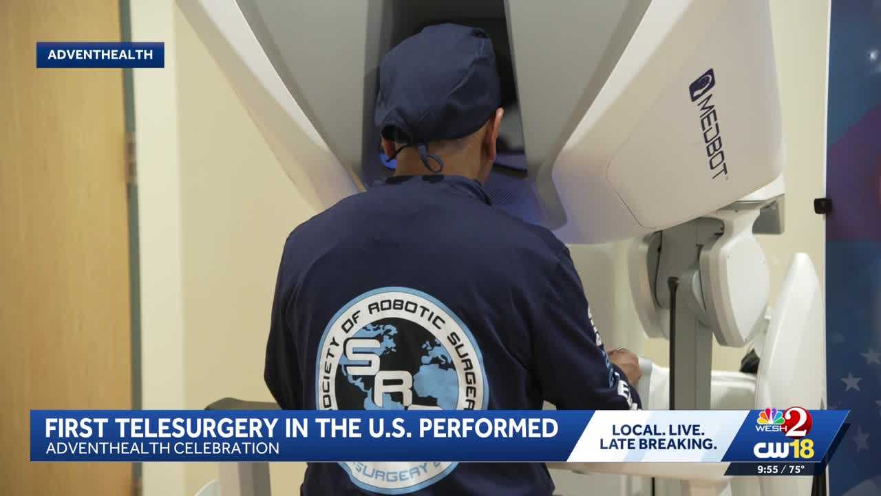 AdventHealth celebrates first robotic telesurgery in the U.S. — Clermont Health news