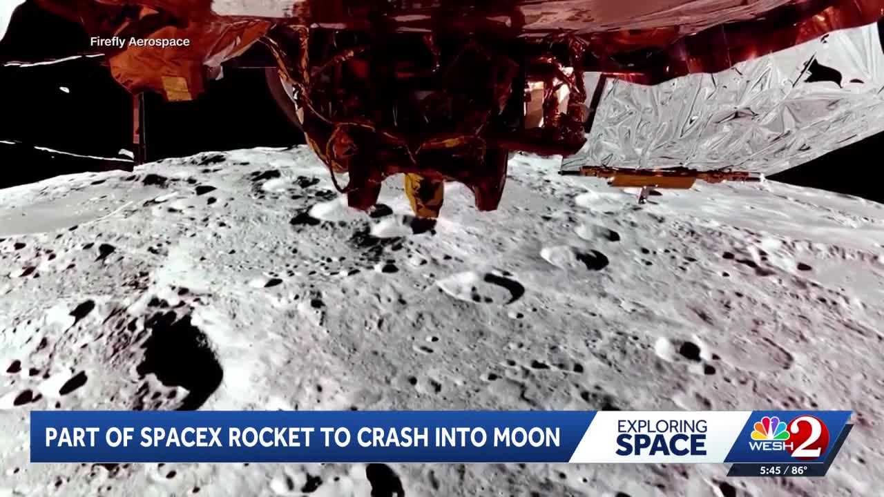 SpaceX rocket stage set to crash into moon — WESH 2 Orlando, Clermont Community news