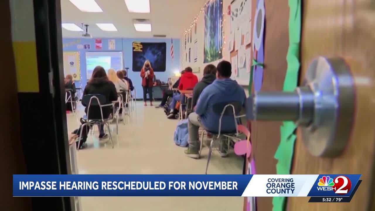 Orange County Public Schools suspends special impasse hearing — WESH 2 Orlando, Clermont Health news