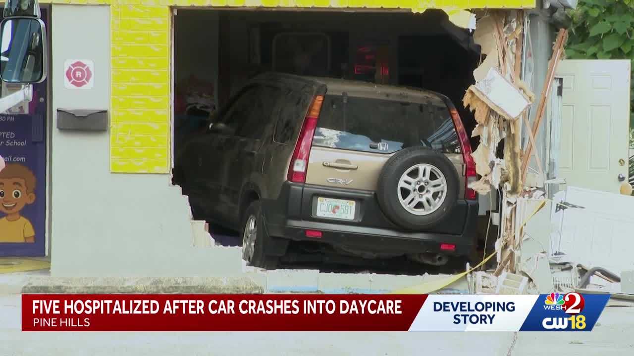 3 children among 5 hospitalized after SUV crashes into Pine Hills daycare, FHP says — WESH 2 Orlando, Clermont Health news