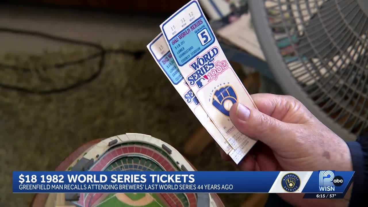 Brewers fan holds onto 1982 World Series ticket stub for 44 years — WESH 2 Orlando, Clermont Community news