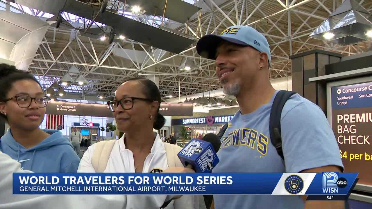 'Traveled for...24 hours': Fans travel from across the world for the World Series — WISN 12 Milwaukee, Clermont Sports news
