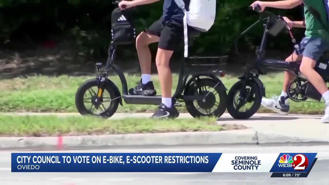 Oviedo city council to vote on micromobility rules to improve sidewalk safety — WESH 2 Orlando, Clermont Government news