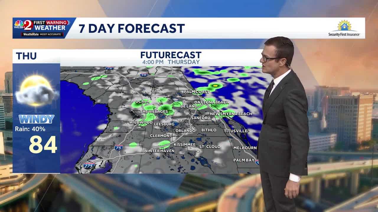Showers, breezy conditions continue in Central Florida — Clermont Community news
