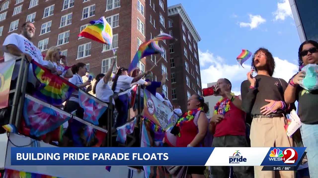 Inside the Central Florida workshop helping create floats for Come Out With Pride — WESH 2 Orlando, Clermont Business news