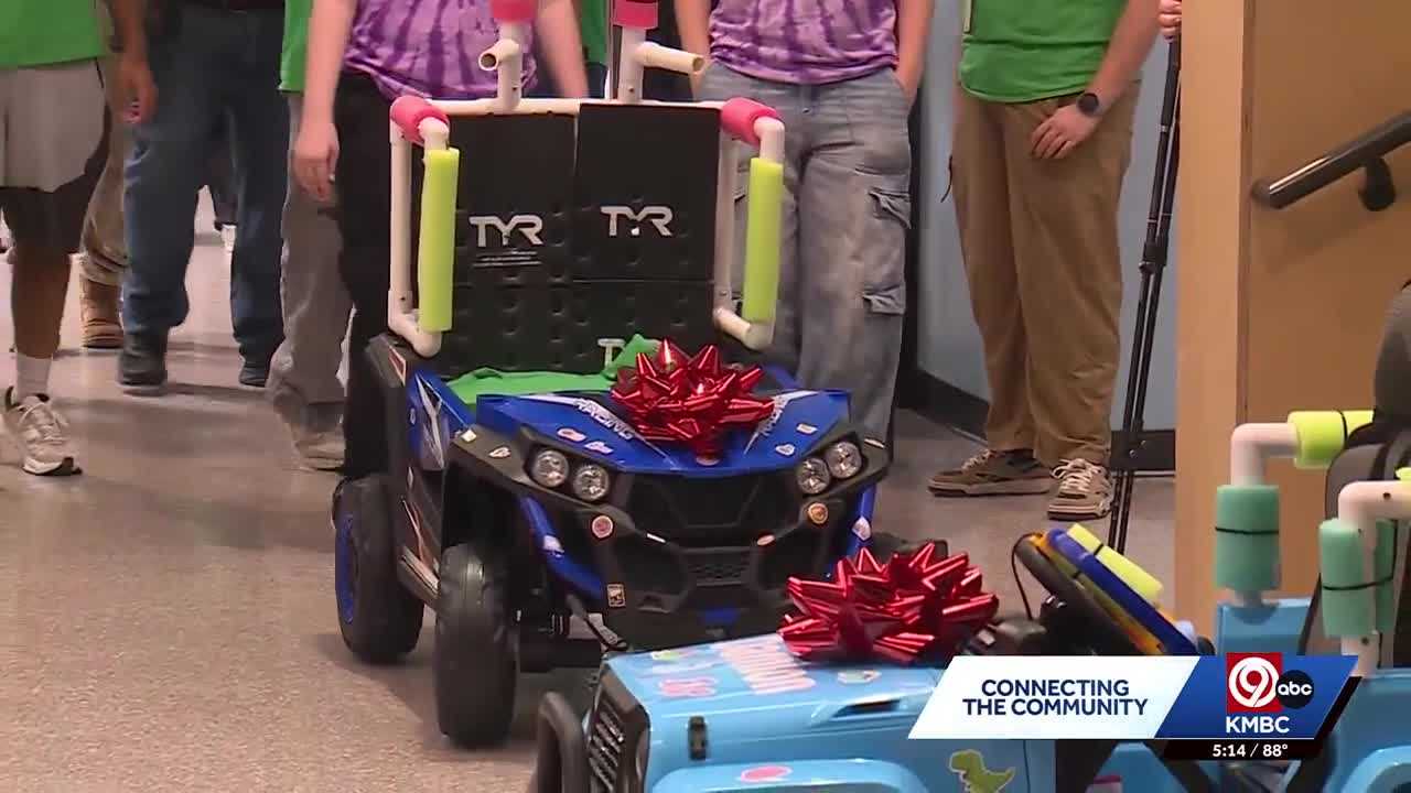 High school robotics students modify 6-volt toy cars for children with mobility challenges — WESH 2 Orlando, Clermont Schools news