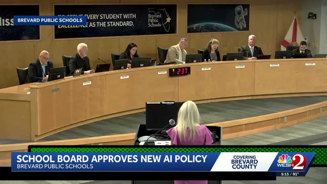 Brevard school district adopts AI policy. Here's what's in it — WESH 2 Orlando, Clermont Technology news