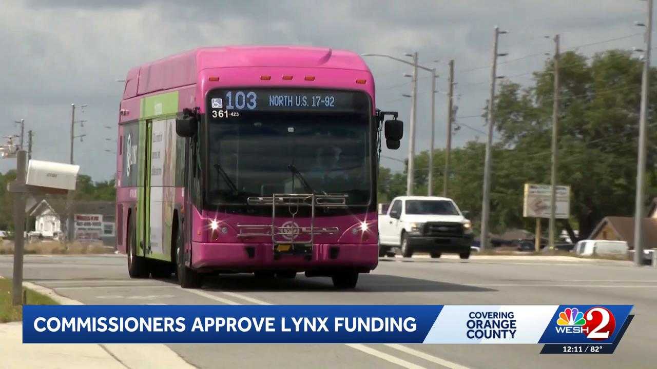 Orange County approves $109M in funding for Lynx transit — WESH 2 Orlando, Clermont Government news