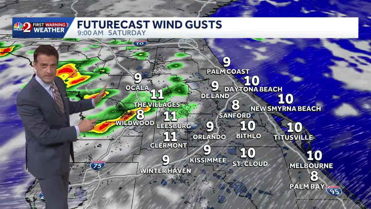 Weekend storms set to continue with locally heavy rain at time. 7.31.2026 — WESH 2 Orlando, Clermont Community news
