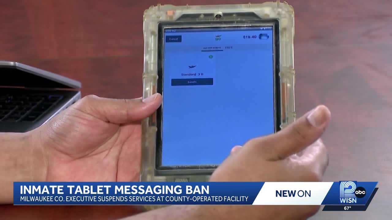 Milwaukee County Sheriff's Office suspends messaging feature on jail tablets — WISN 12 Milwaukee, Clermont Community news