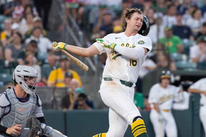 A's slugger Nick Kurtz will see a specialist about his injured right thumb — ClickOrlando Sports, Clermont Sports news