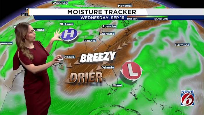 Some storms Monday before dry, breezy weather arrives midweek. Here’s the latest — ClickOrlando Local, Clermont Community news