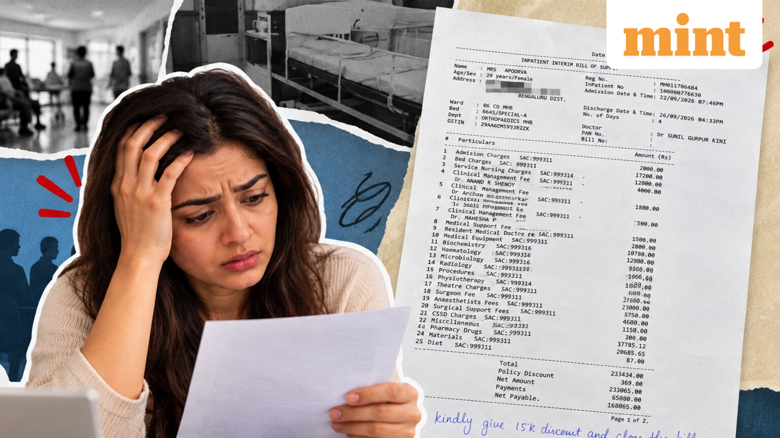 ₹2.33 lakh hospital bill despite alleged service failures: What rights do patients' have? — Mint India, Clermont Health news